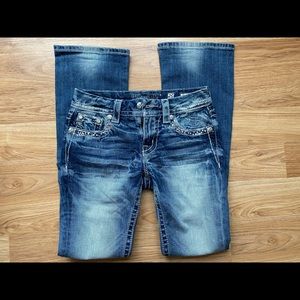 Miss Me Mid-Rise Boot Jeans - size 25